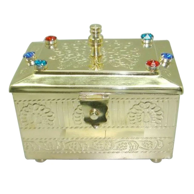 Jewelry Box Made By Iron Metal And Coated By Brass Buy Antique Brass Jewelry Box Antique Metal Jewelry Box Purple Jewelry Box Product On Alibaba Com