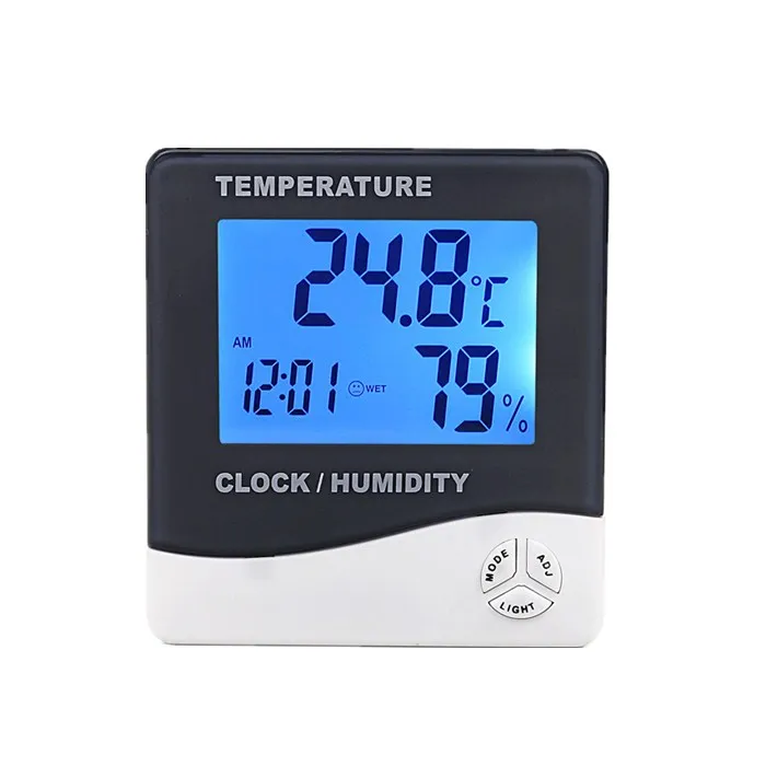 Climate Digital Temperature Hygrometer Wall Mountable Lcd Max
