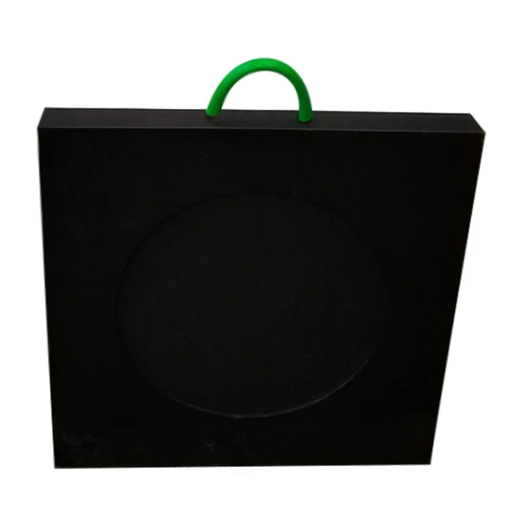Durable Helps Prevent Jacks From Sinking Plastic UHMWPE Crane Foot Bearing Support Crane Truck Outrigger Pads
