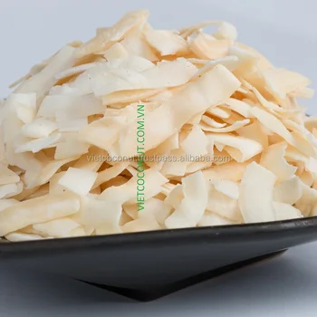 Toasted Coconut Chips Snack Crispy From Vietnam honey flavor Coconut Chips 40g