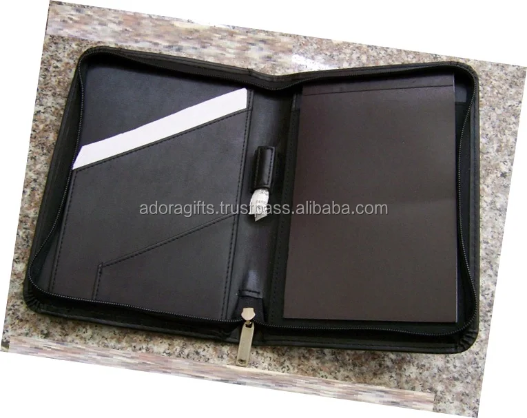 Presentation Hard case File Folders / Stylish Leather Fancy File Folders / Multipurpose Leather Conference Folder