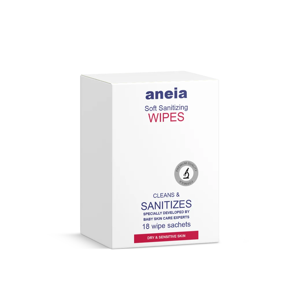 Aneia-немецкие мягкие салфетки для младенцев (ISO, Herbal), 18 салфеток в коробке