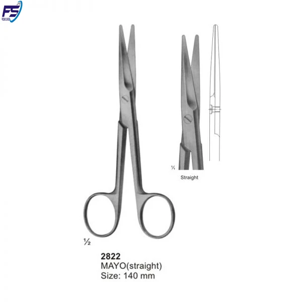 Stainless Steel Fresno Surge Dental Instruments Debakey Scissor 2018 Fs ...