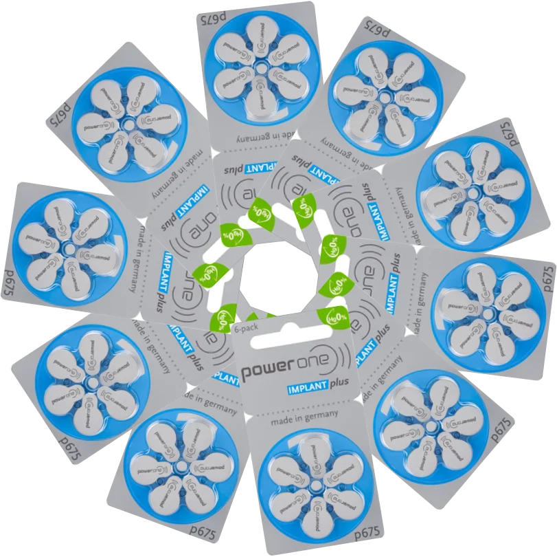Power One 675 Varta Hearing Aid Batteries Made In Germany Power One Zinc Air Mercury Free