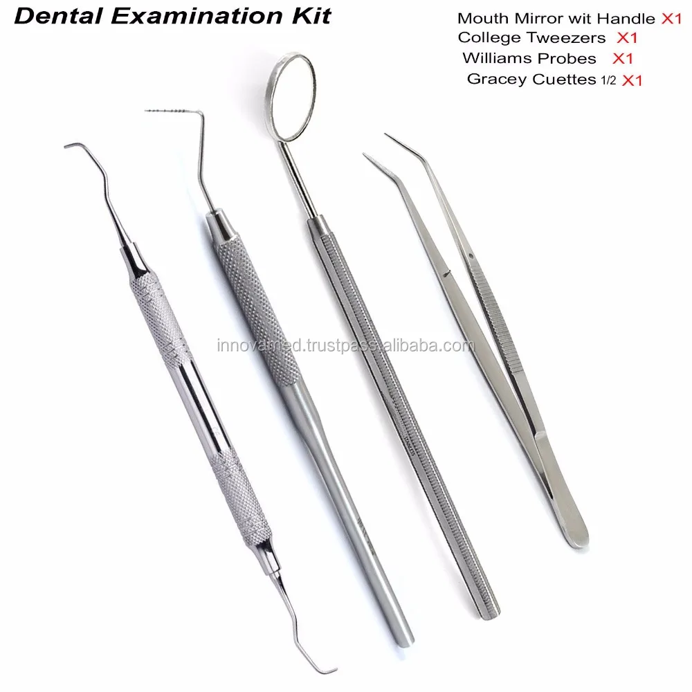 Range Of Periodontal Probes Scalers Gracey Curettes Endodontic