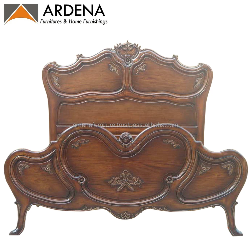 Best Antique Queen Bed With Carving Wood Style Bedroom Set For Bedroom Furniture Buy Bedroom Furniture Wood Bed Antique Bed Product On Alibaba Com