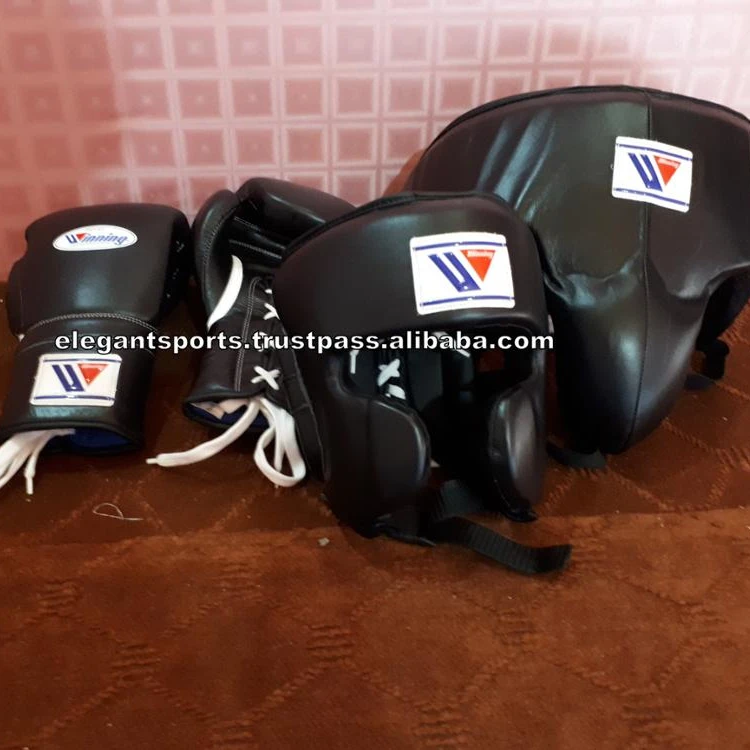 Black Winning Boxing Gears Set Any Color Custom Name on Set