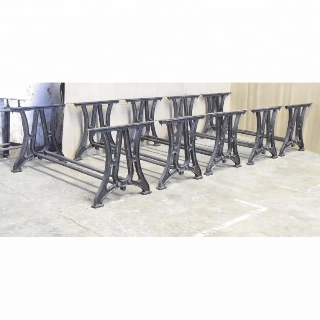 Industrial Vintage Design Cast Iron Dining Table Leg Pair Buy Vintage