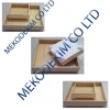 Natural bamboo color and white