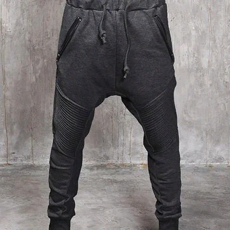 Pantalones bombachos de cuero PU para mujer, pantalón informal de cintura  alta, elástico, de piel sintética, para mujer, ropa de calle|Pantalones y  pantalones capri| - AliExpress