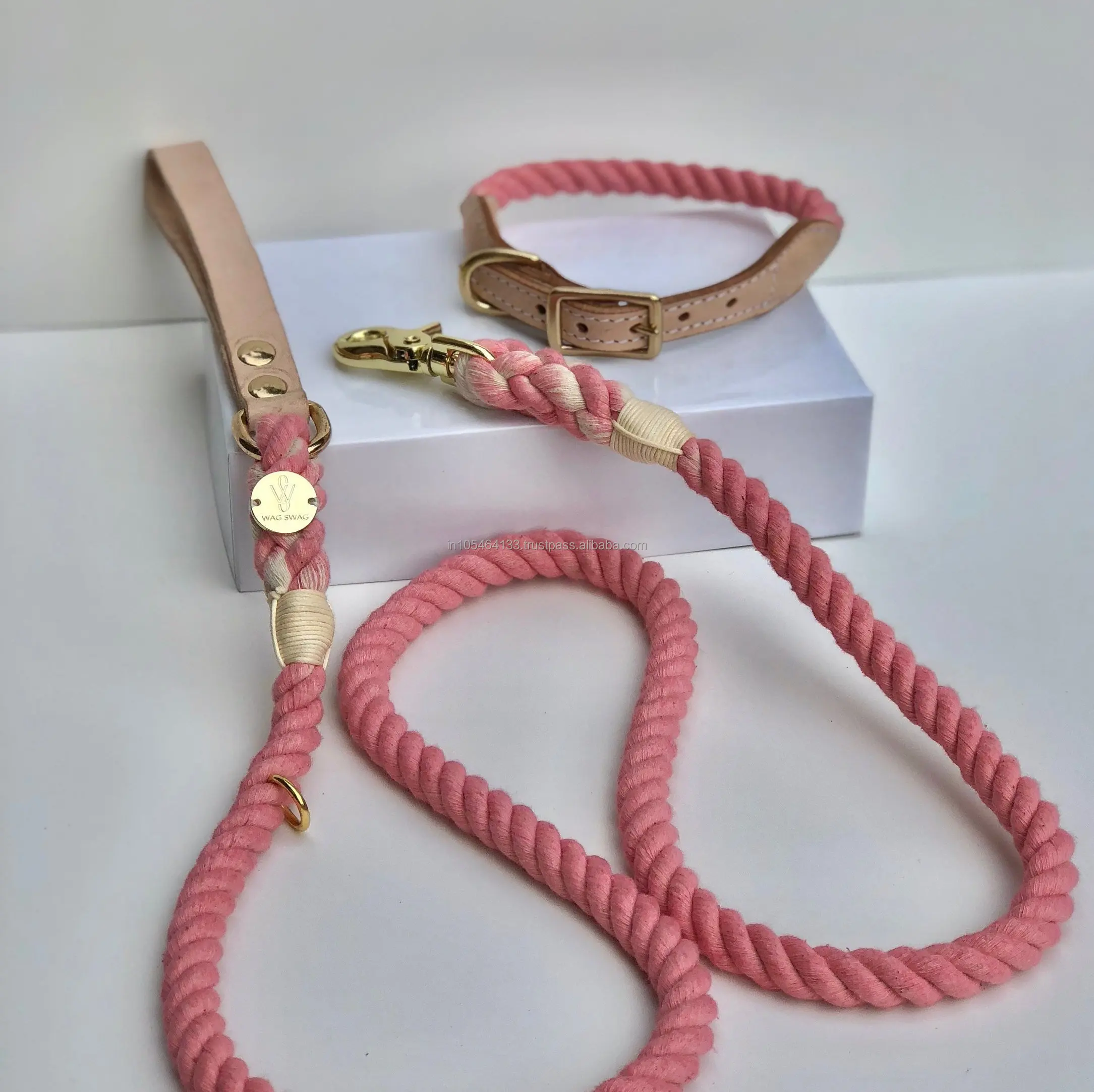 braided rope collar