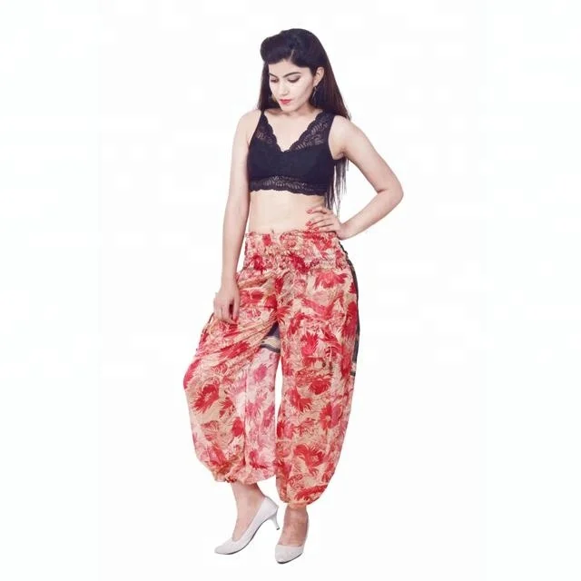Indian Dobby Bottoms Pants and Trousers  Buy Indian Dobby Handblock Print  Dhoti Pants Online  Nykaa Fashion