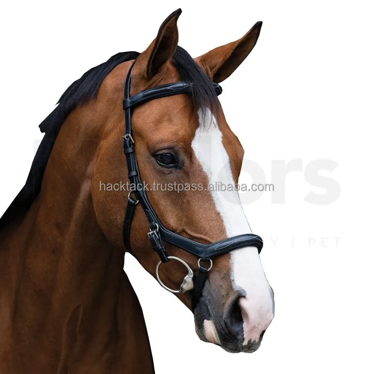 new High Quality Horse Micklem Leather bridle Black Size Full 