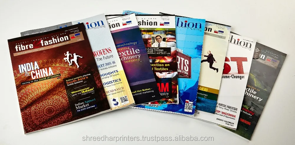 
 Услуги ежемесячной печати журналов.  