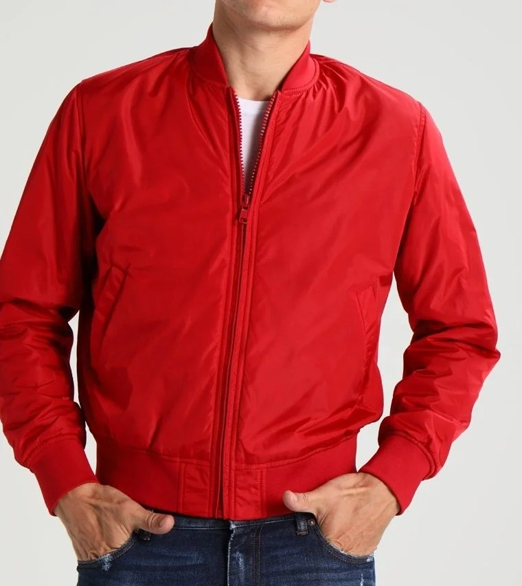 Ru translation delinquency Red Bomber Jacket 2019 New Fashion Basket Ball And Running Sports Jacket  For Men Whole Sale Double Slider Zip Nylon Jacket - Buy 2019 Autumn And  Winter Season Fashion Coats Cotton Fleece