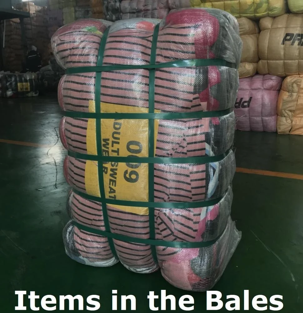 PRIME Used Winter Clothes Bales 80kg 100kg A Grade Fashionable Second Hand Clothing Mixed Sweaters Jackets Taiwan Origin