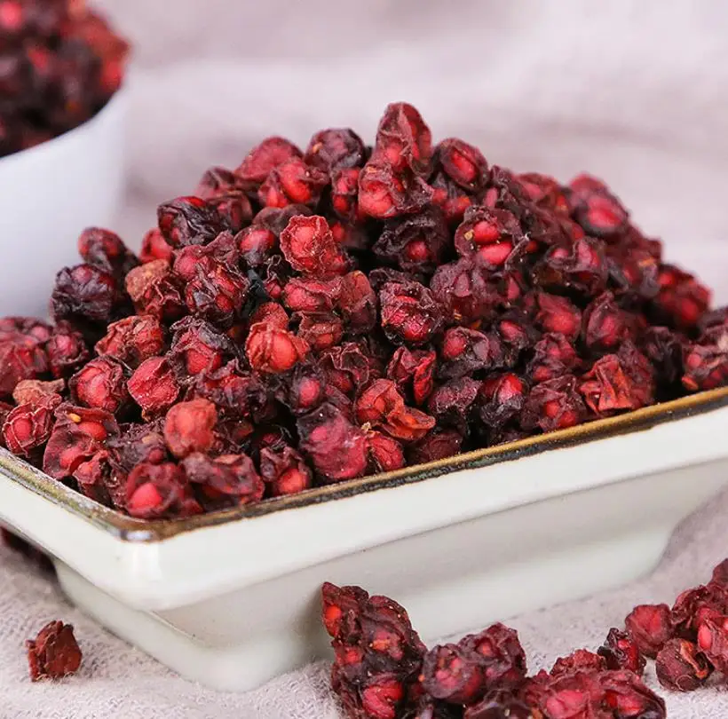 Wu Wei Zi Wild Dried Five Flavor Berry Natural Omicha Magnolia Vine Fruits Without Colorants
