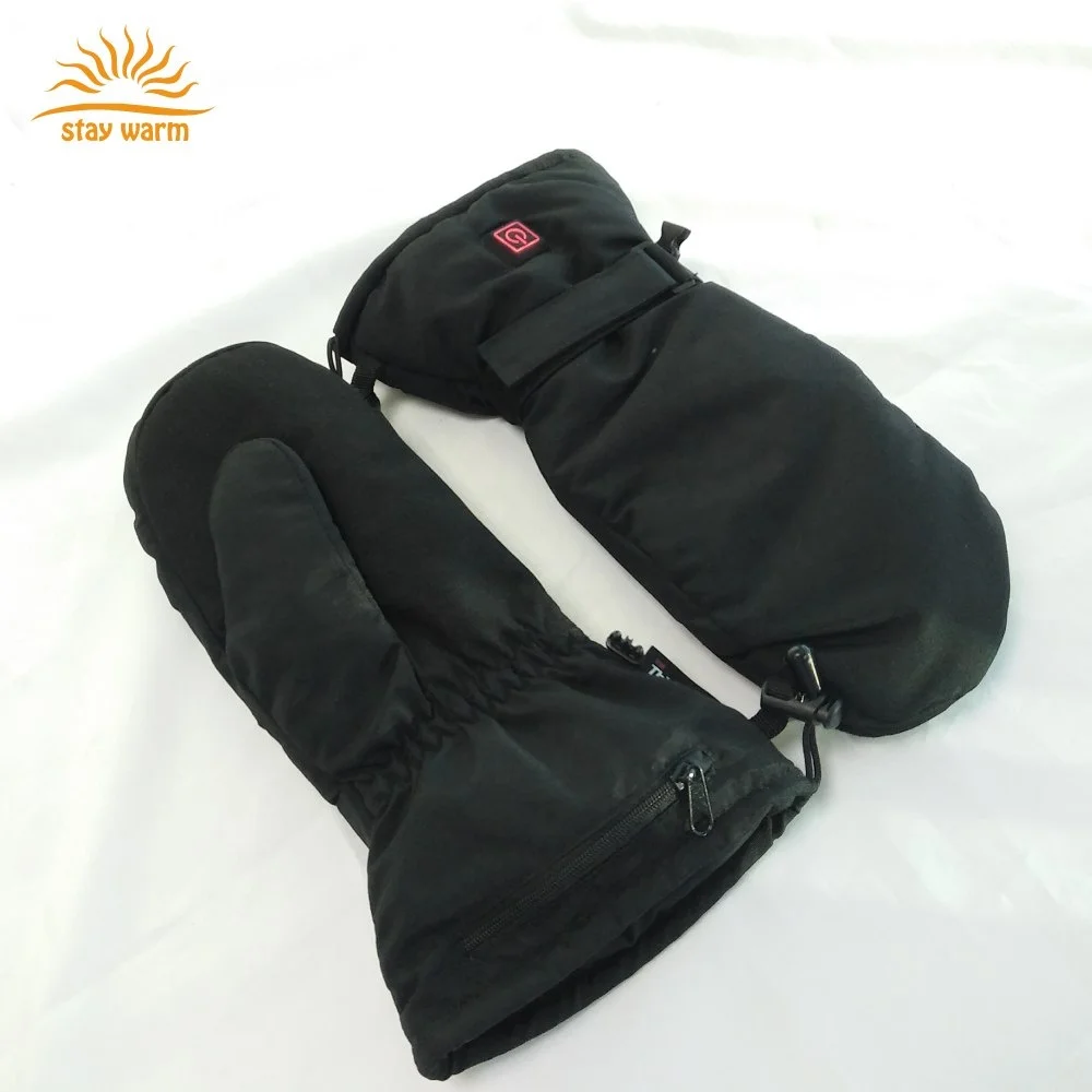 Men Women Waterproof Rechargeable Battery Heated Mittens For Any