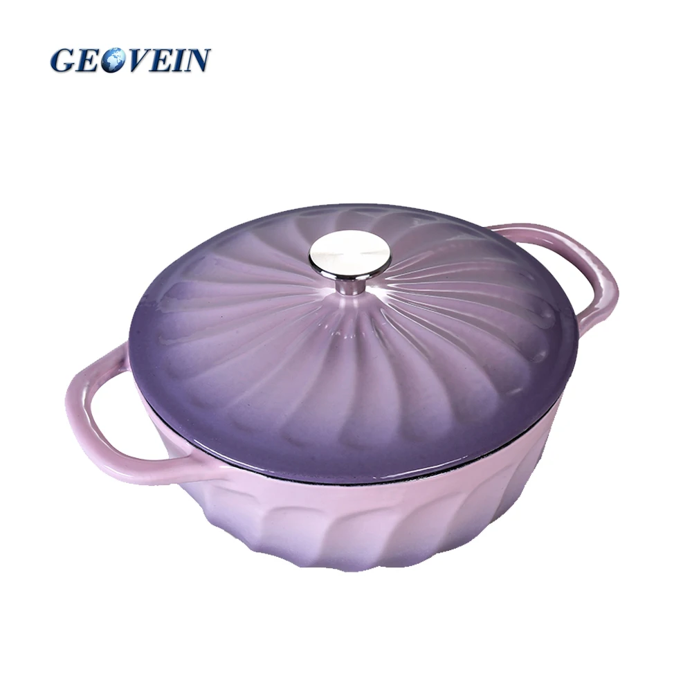 Cast Iron Orange Enamel Big Casserole With Lid Buy Enamel Casserole