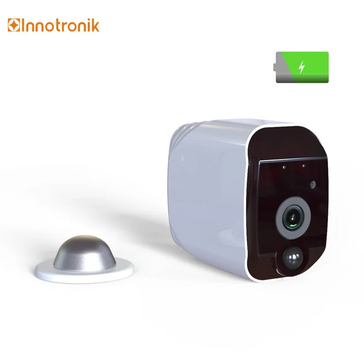 Innotronik Wire Free PIR Detection HD 1080P CCTV Wireless IP Camera Home Security WiFi  Outdoor Battery Home Camera