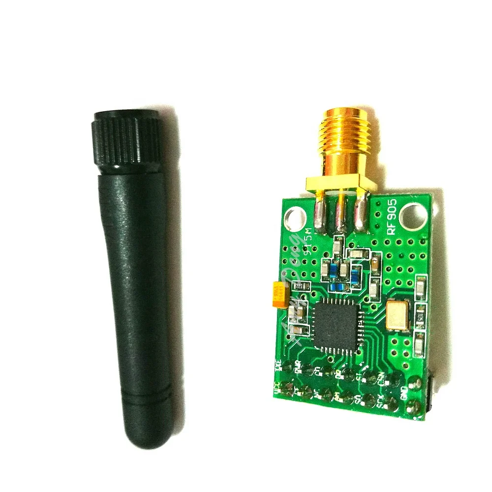 Taidacent FSK and GMSK Modulation 433MHz Wireless Transceiver Module with Antenna NRF905 Wireless Module