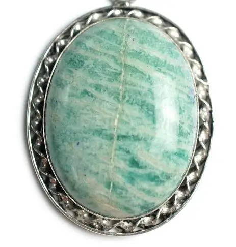 natural amazonite pendant,925 silver pendant,amazonite pendant,green amazonite pendant,unique shape pendant,amazonite pendant
