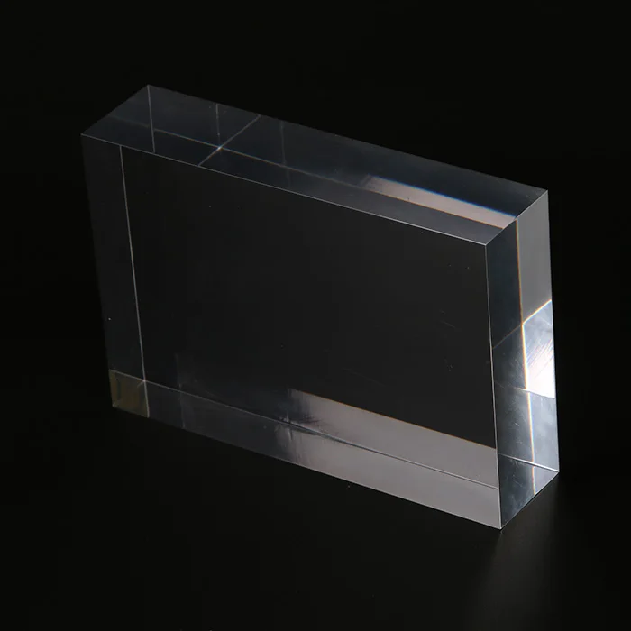 Solid Acrylic Display Blocks Clear Acrylic Tabletop Display Cube