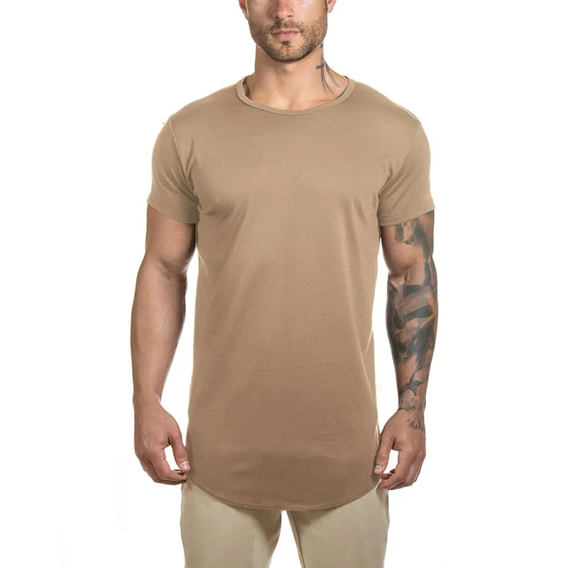 Download Wholesale High Quality Scoop Bottom Round Neck Mens Longline T Shirt View Wholesale High Quality Scoop Bottom Round Neck Mens Longline T Shirt Custom Brand Product Details From Pak Bradford Sports Co On