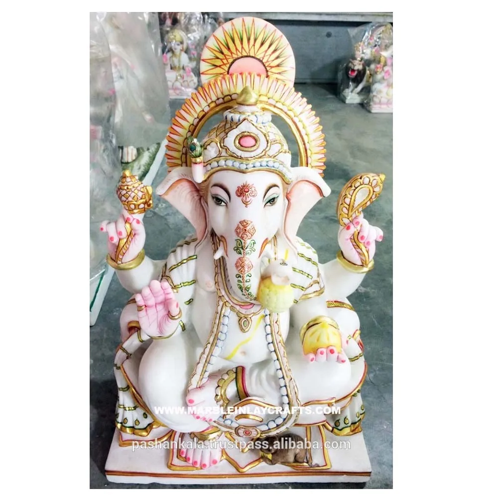 ガネーシャ像 大理石調 マーブルダスト製 / Ganesha Statue ガネーシャ像 大理石調 マーブルダスト製 / Ganesha Statue