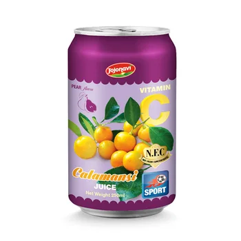 Fruit Juice Suppliers Calamansi Juice With Pear Flavor In Alu Can 330ml ...