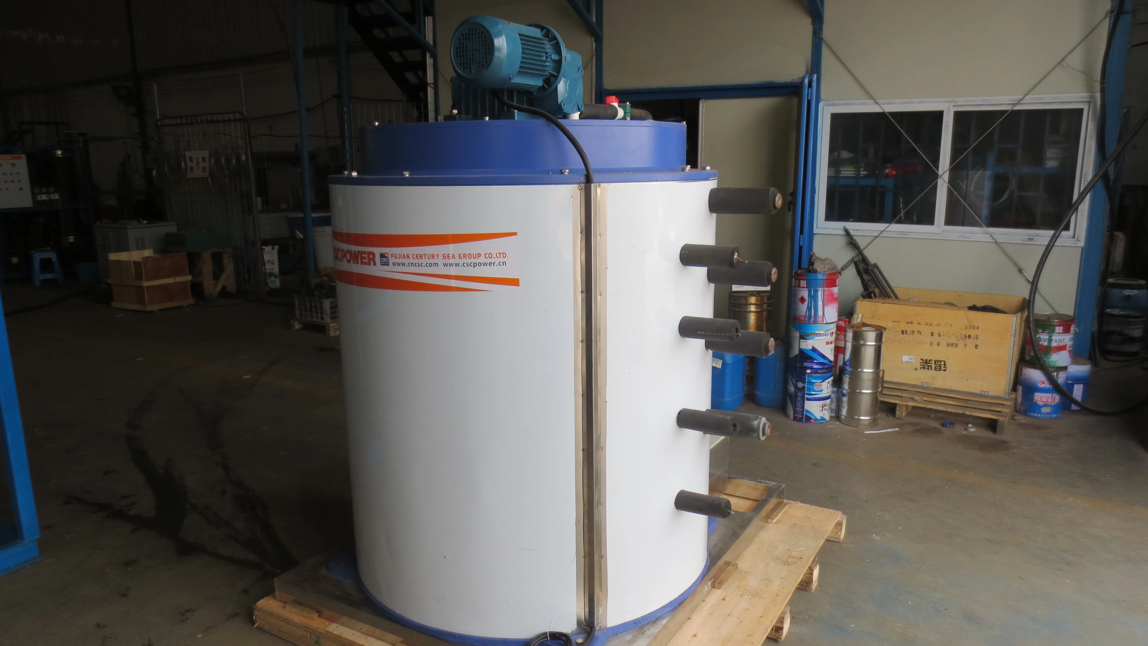 
 Промышленный льдогенератор чешуйчатого льда, 10 тонн, Лидер продаж, льдогенератор чешуйчатого льда  