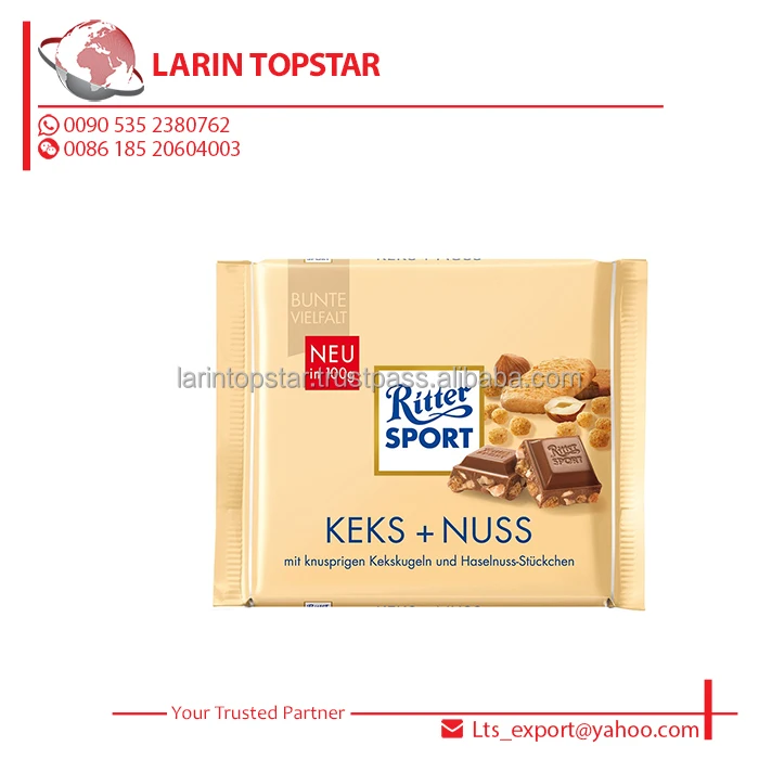 Ritter Sport Chocolate Keks Nuss Biscuit Nut 100g Buy Ritter Sport Ritter Sport Biscuit Ritter Sport 100g Product On Alibaba Com