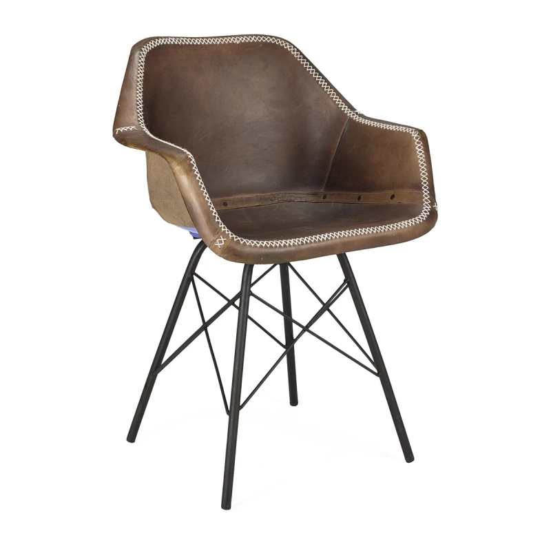 High Quality Iron & Leather Industrial Chair With Best Price