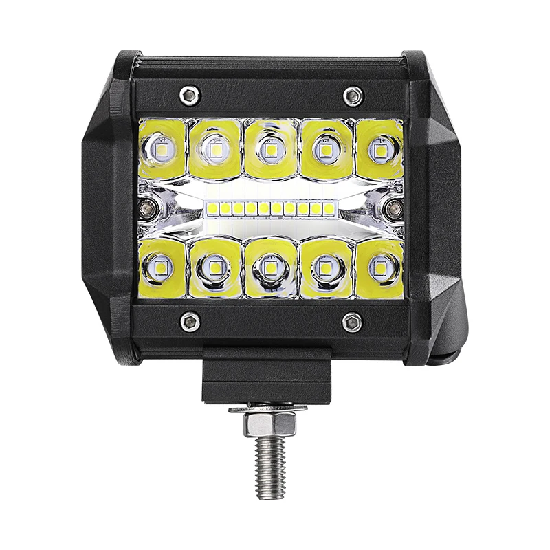 2PCS 3 Row 4 inch 20W LED Work Light For Vehicles