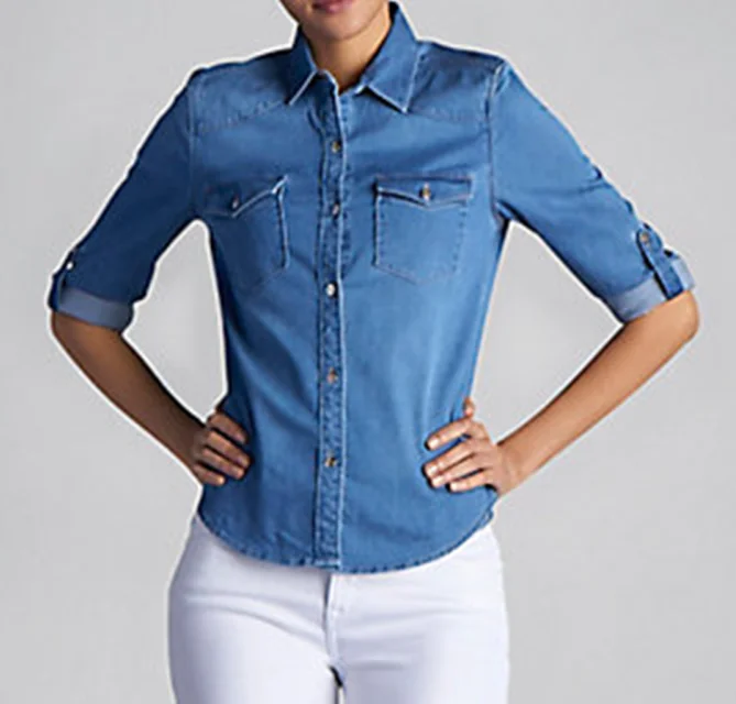 ladies long shirts for jeans