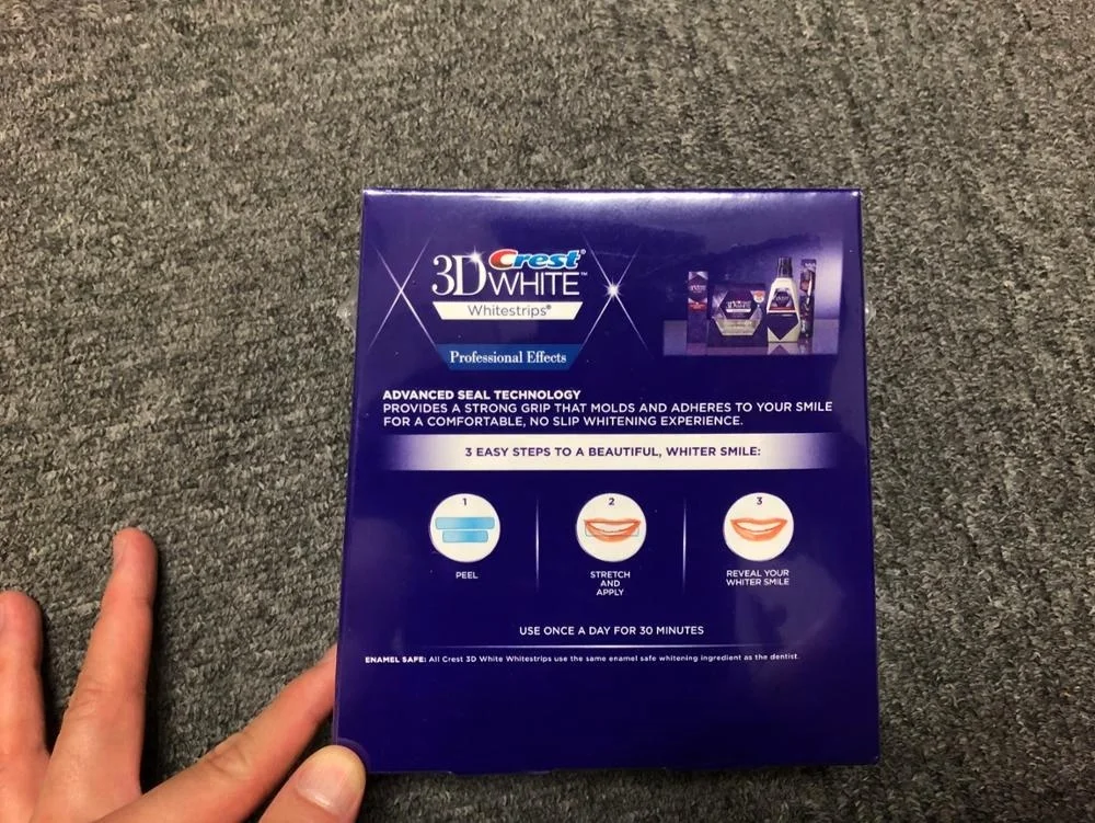 Crest Whitestrips Crest Professional Effects 1 Box 20 Pouches 40 Strips Crest Whitestrips