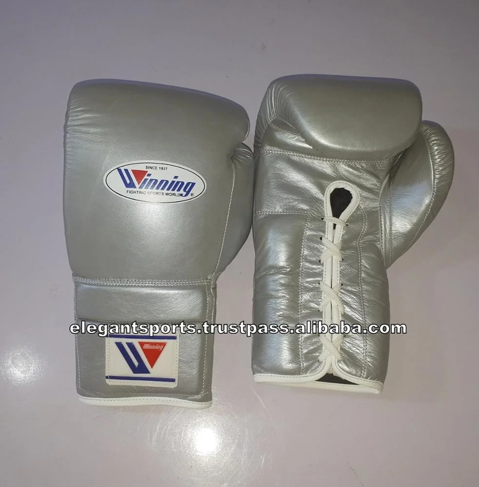 silver winning gloves