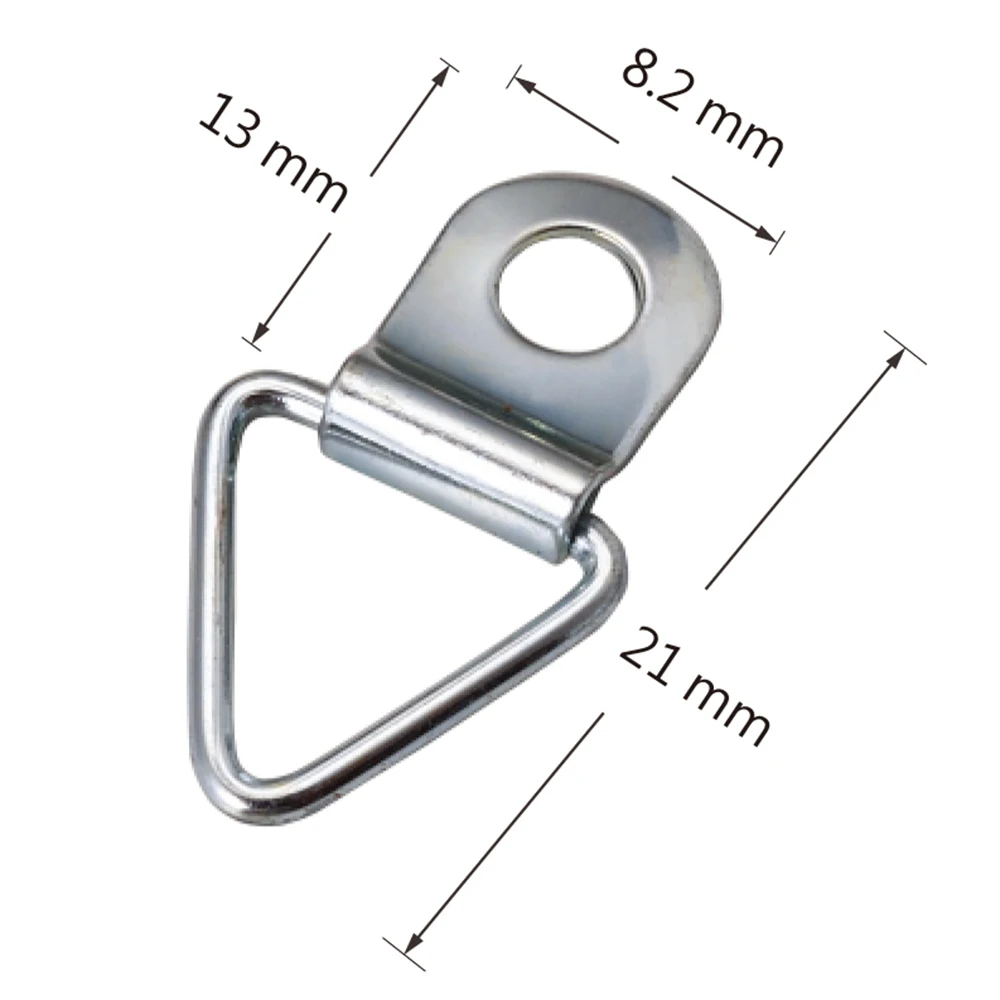 Picture Frame Hanging 2 Hole Triangle D-Ring Strap Hangers 52mm x 13mm  10PCS - Walmart.com
