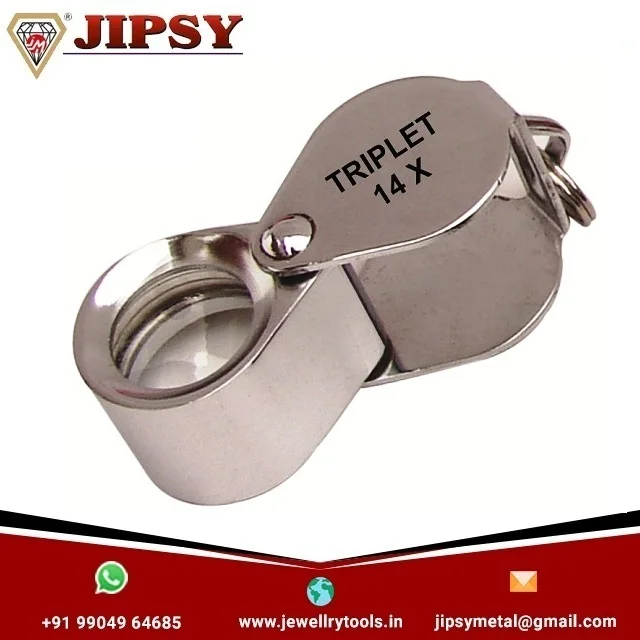 Jewelers Eye Loupe 10X Magnifier  for Gems, Jewelry, Coins, Stamps, Diamond Made of Brass Jewelry Making Tools n India