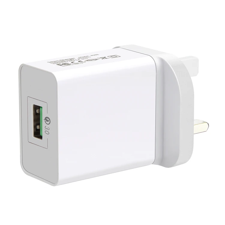 
Китайский IREGAL 18 Вт QC3.0 быстрое зарядное устройство для телефона с вилкой Стандарта Великобритании 
