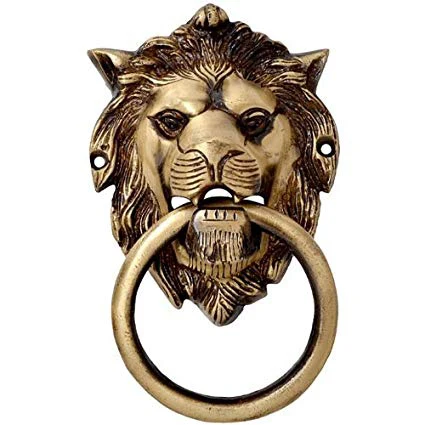 5 Off Door Face Lion Knocker krati 並行輸入品 By ドアノブ Jalapamax Tur Br