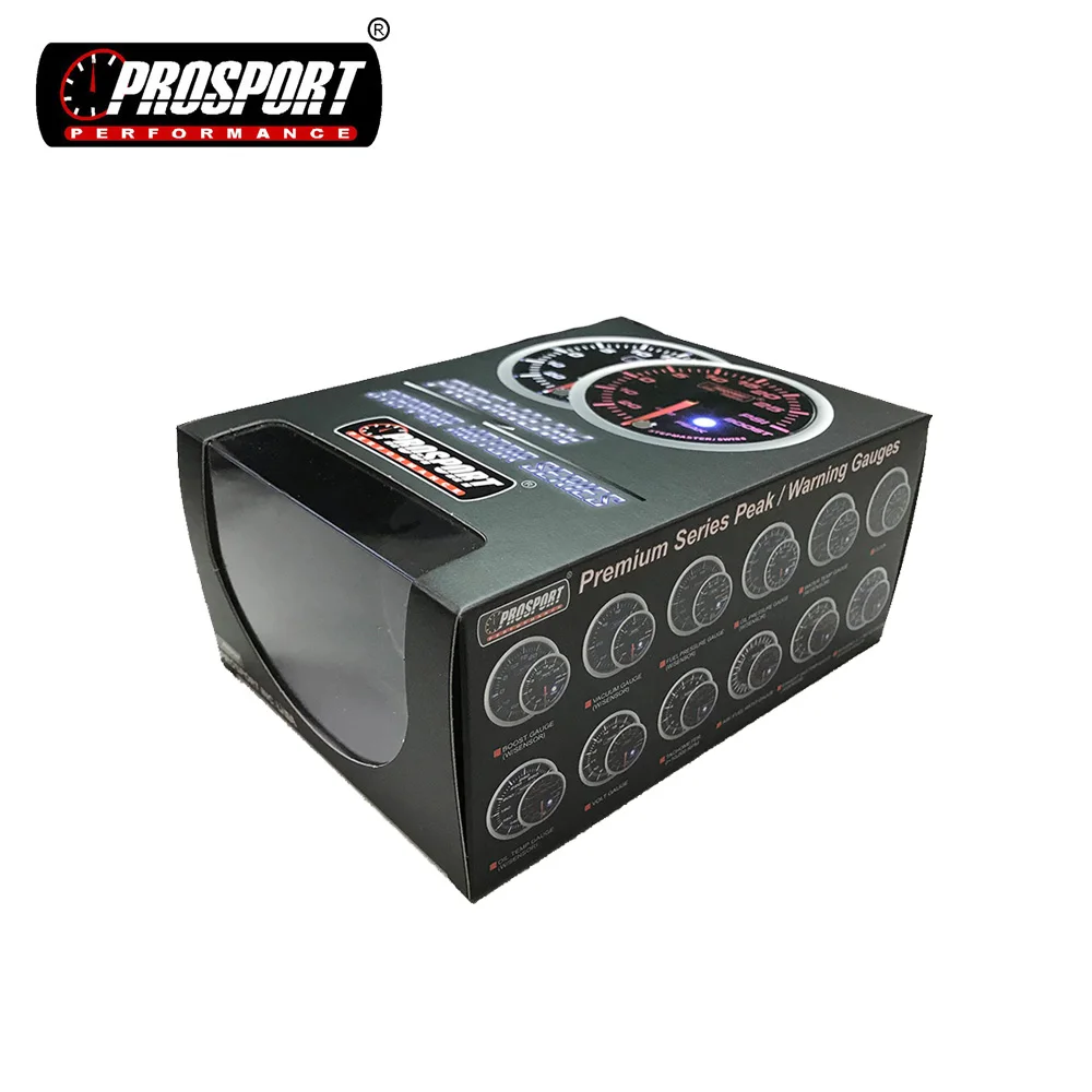 For 45mm Electric Fuel Pressure Gauge 0~6 BAR Black Faceplate New 12V Compatible for Chevrolet LED Analog Display Car