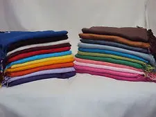 Assorted Solid & Printed Pashmina Cotton Scarves for Ladies Elegant Summer Shawls with Custom Logo Made in India
