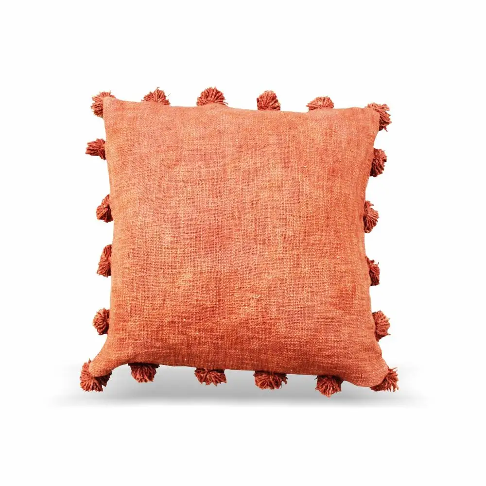 rust colored pillow covers