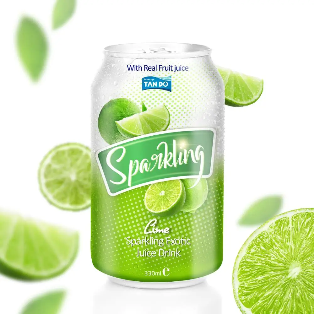 330ml Can Sparkling Fresh Palmyra Fruit Beverage Puree Watermelon Primary Ingredient Great for Hydration OEM