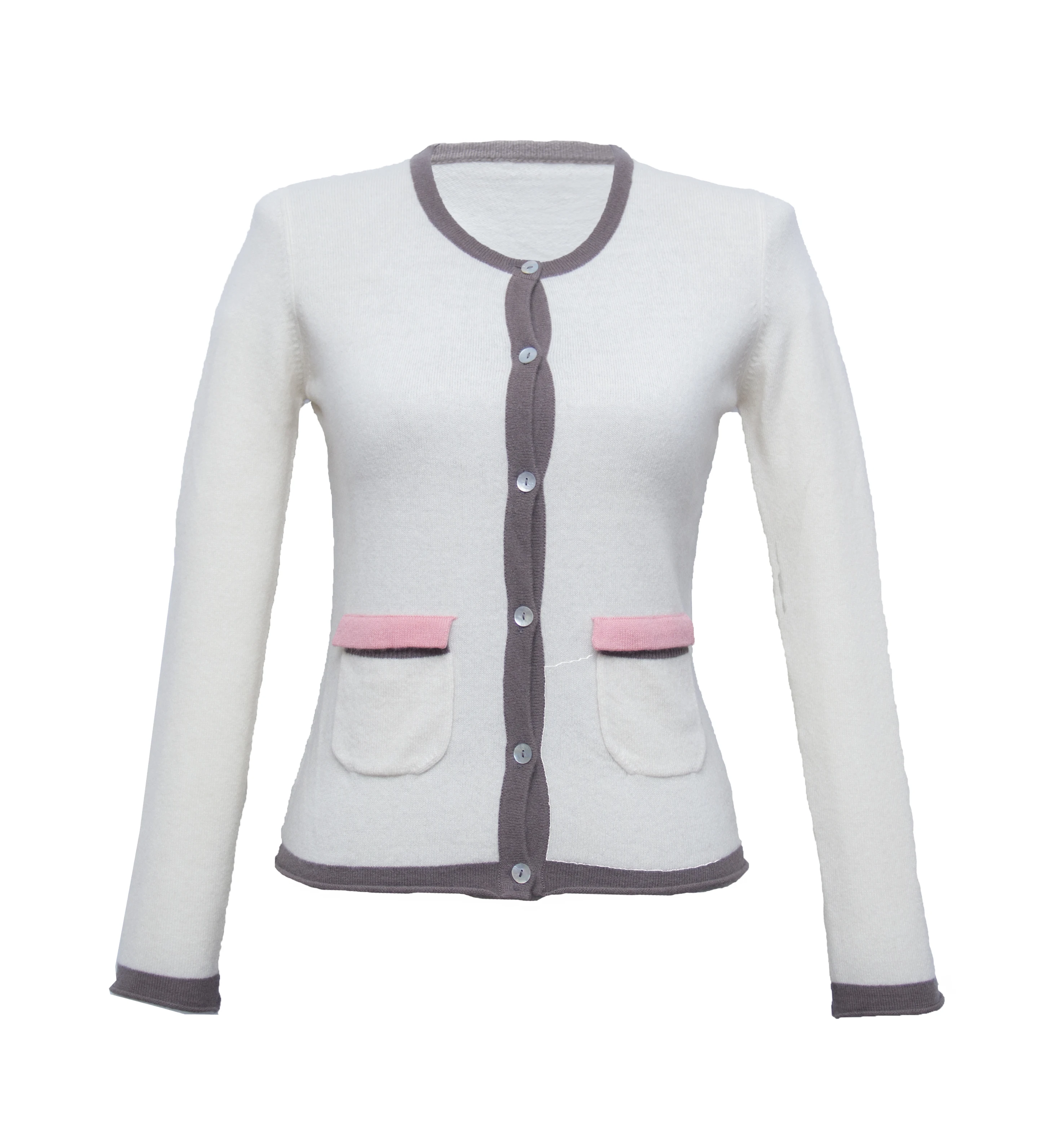 Colorful Pockets Ribs Women Cashmere 