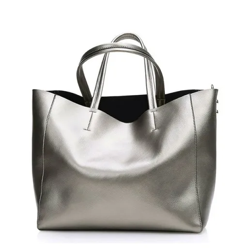 canvas tote leather handles wholesale