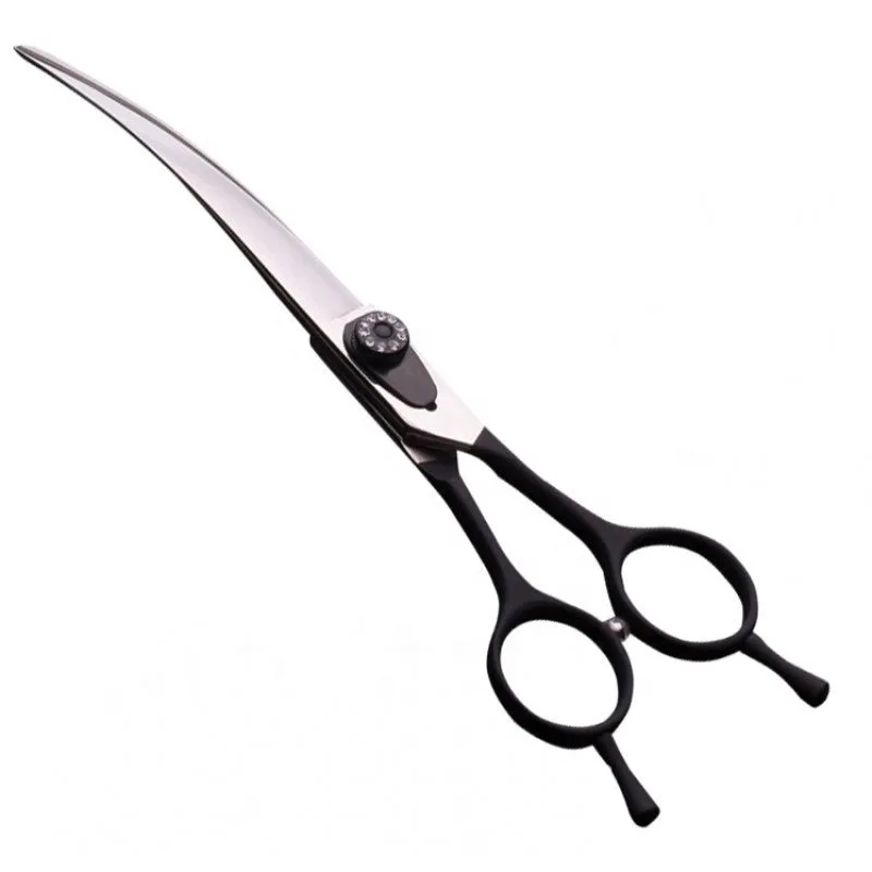 curved barber shears