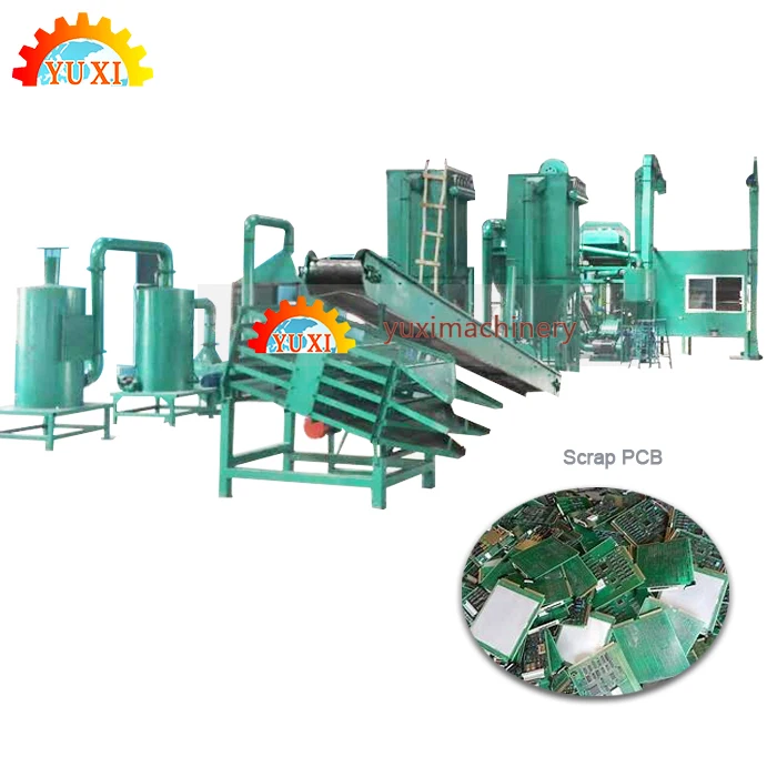 Scrap E Waste Separation Machines Waste PCB Recycling Machine