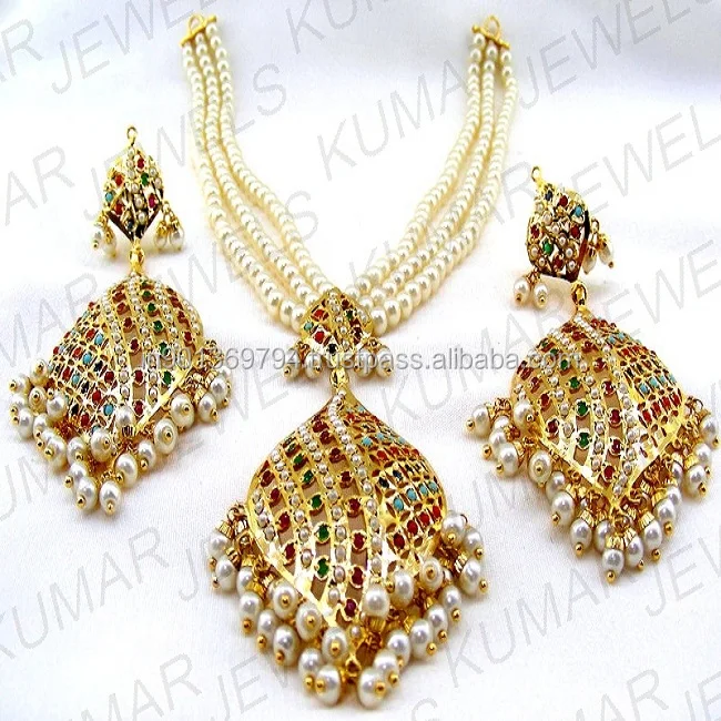 22kt Gold Plating Pendant Necklace Set 